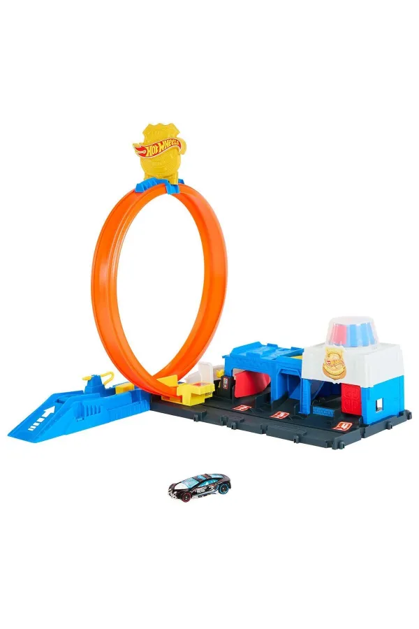 JBM71 Hot Wheels Polis İstasyonu Oyun Seti JBM71 Hot Wheels Polis İstasyonu Oyun Seti