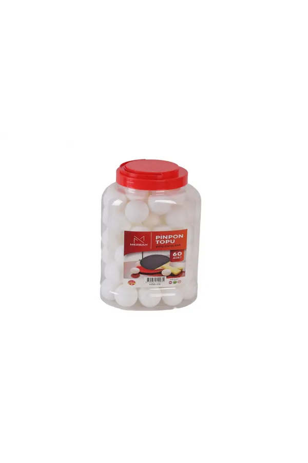 MRB-416 PİNPON TOPU BEYAZ 60X24 MRB-416 PİNPON TOPU BEYAZ 60X24