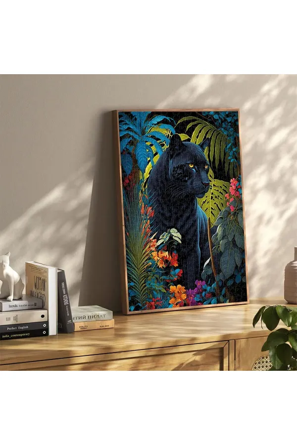 20071 PUZZLE 500 Black Panther With a Tropical 20071 PUZZLE 500 Black Panther With a Tropical