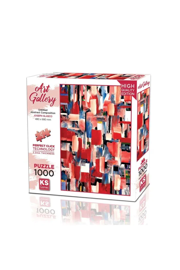 20664 Untitled Abstract Composition 1000 Parça Puzzle