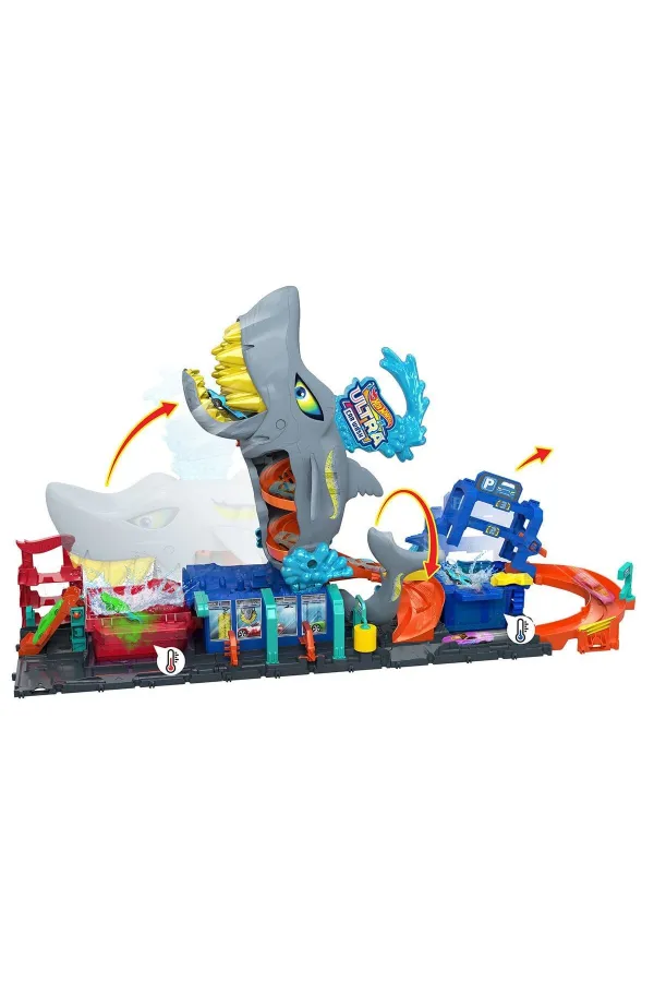 HTN82 Hot Wheels Muhteşem Köpek Balığı Araba Yıkama Oyun Seti HTN82 Hot Wheels Muhteşem Köpek Balığı Araba Yıkama Oyun Seti