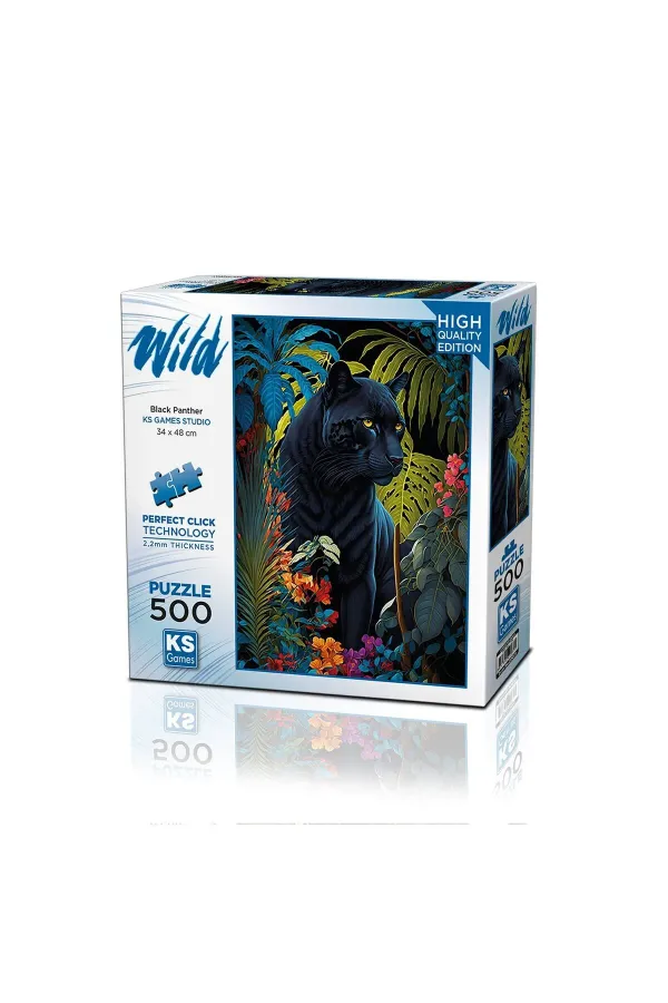 20071 PUZZLE 500 Black Panther With a Tropical 20071 PUZZLE 500 Black Panther With a Tropical
