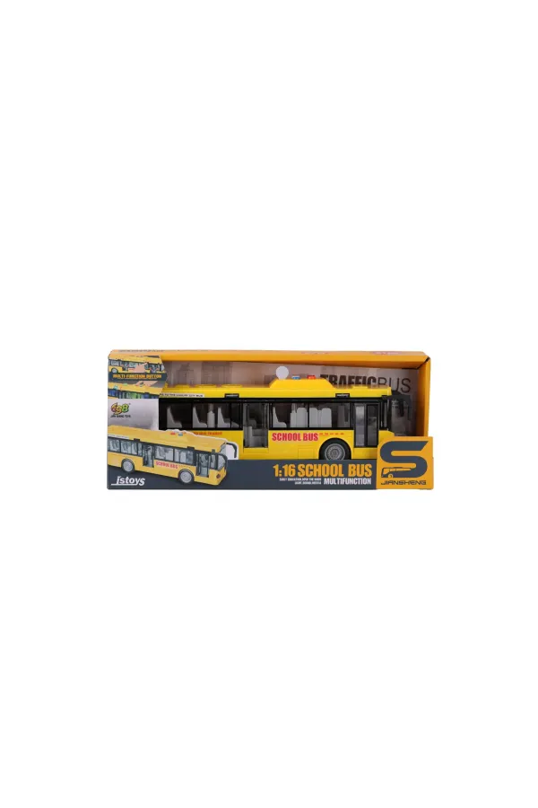 JS120AB BÜYÜK PİLLİ IŞIKLI SESLİ PİLLİ OTOBÜS