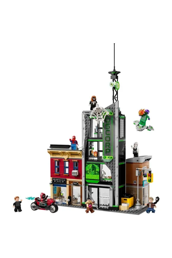 76324 Lego Marvel Örümcek Adam, Oscorpa Karşı 808 parça +10 yaş 76324 Lego Marvel Örümcek Adam, Oscorpa Karşı 808 parça +10 yaş