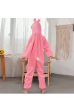 Çocuk Tavşan Kostümü Pembe Renk 4-5 Yaş 100 cm Çocuk Tavşan Kostümü Pembe Renk 4-5 Yaş 100 cm