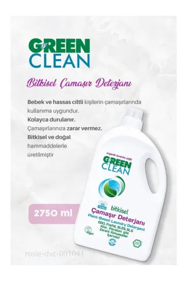 Bitkisel Çamaşır Deterjanı 2750 ml (55 Yıkama) Bitkisel Çamaşır Deterjanı 2750 ml (55 Yıkama)