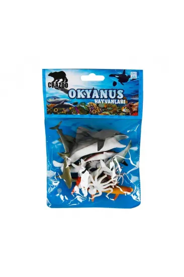 Okyanus Hayvanları Poşetli Hayvan Oyun Seti Okyanus Hayvanları Poşetli Hayvan Oyun Seti