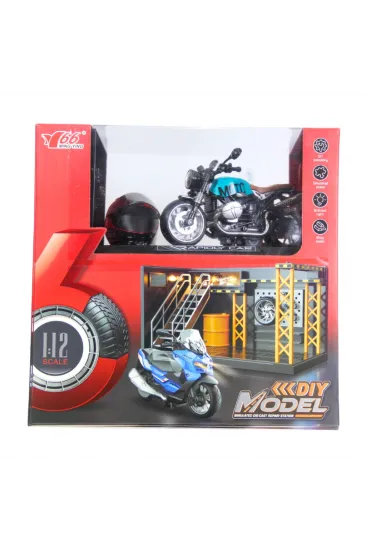 1/12 Motosiklet Latte PB 3R Sesli ve Işıklı 1/12 Motosiklet Latte PB 3R Sesli ve Işıklı