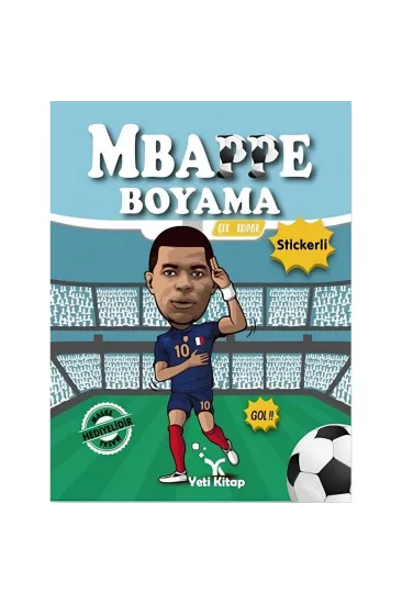 MBappe Çıkartmalı Maskeli Boyama Kitabı MBappe Çıkartmalı Maskeli Boyama Kitabı