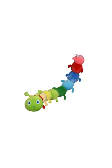 Peluş Renkli Tırtıl Yastık 75cm Peluş Renkli Tırtıl Yastık 75cm