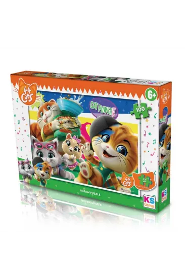 KS Games 44 Cats 100 Parça Puzzle KS Games 44 Cats 100 Parça Puzzle