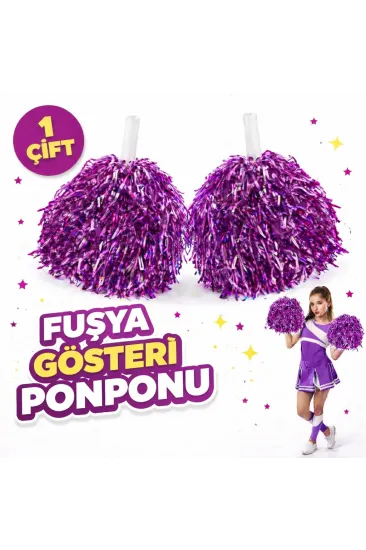 1 Çift ( 2 Adet ) Fuşya Renk 23 Nisan 19 Mayıs 29 Ekim Okul Gösteri Ponponları 1 Çift ( 2 Adet ) Fuşya Renk 23 Nisan 19 Mayıs 29 Ekim Okul Gösteri Ponponları