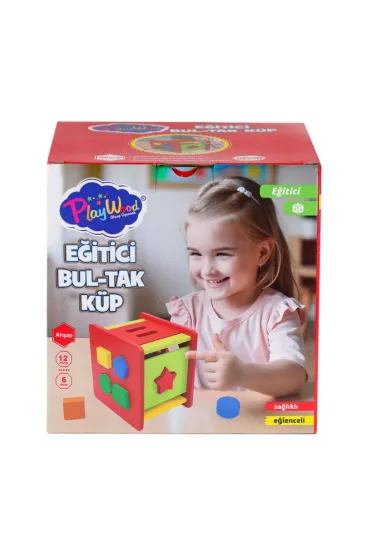 ONY-411 Ahşap Eğitici Bultak Küp ONY-411 Ahşap Eğitici Bultak Küp