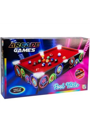 LEDli Masaüstü Bilardo 50x30 cm LEDli Masaüstü Bilardo 50x30 cm