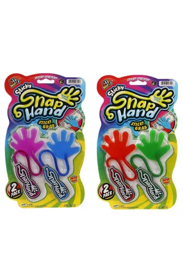 Snap Hand Jaru 2'li Eğlenceli Yapışkan El 1 paket Snap Hand Jaru 2'li Eğlenceli Yapışkan El 1 paket