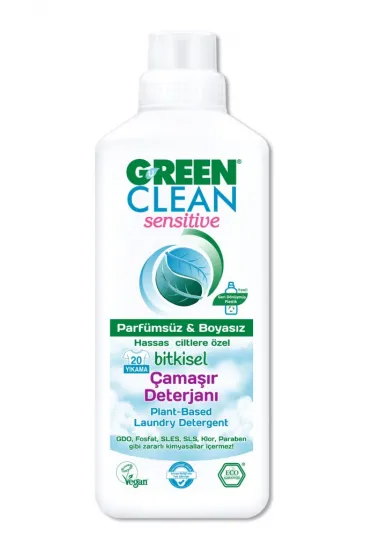 Sensitive Parfümsüz Bitkisel Çamaşır Deterjanı 1000 ml Sensitive Parfümsüz Bitkisel Çamaşır Deterjanı 1000 ml
