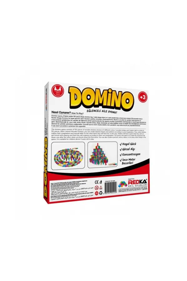 4456 Renkli Ahşap Domino 4456 Renkli Ahşap Domino