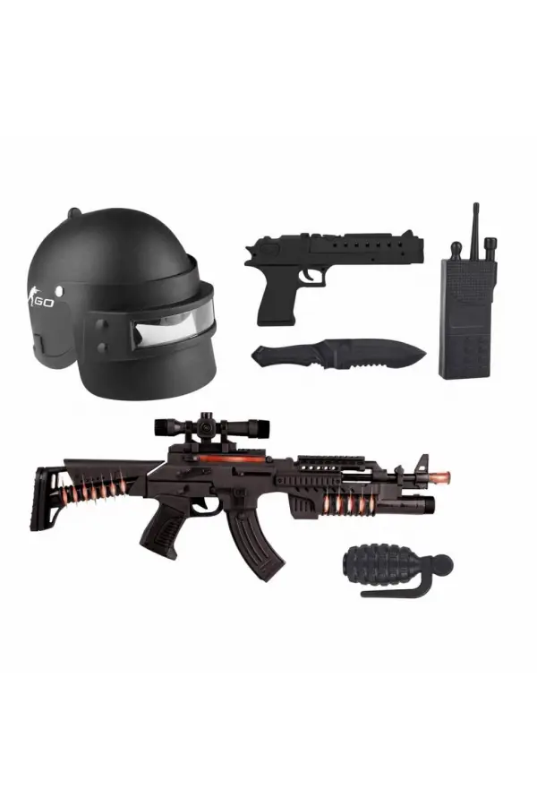 Erdem Sesli ve Işıklı CS GO Askeri Oyun Seti ER-120M Erdem Sesli ve Işıklı CS GO Askeri Oyun Seti ER-120M