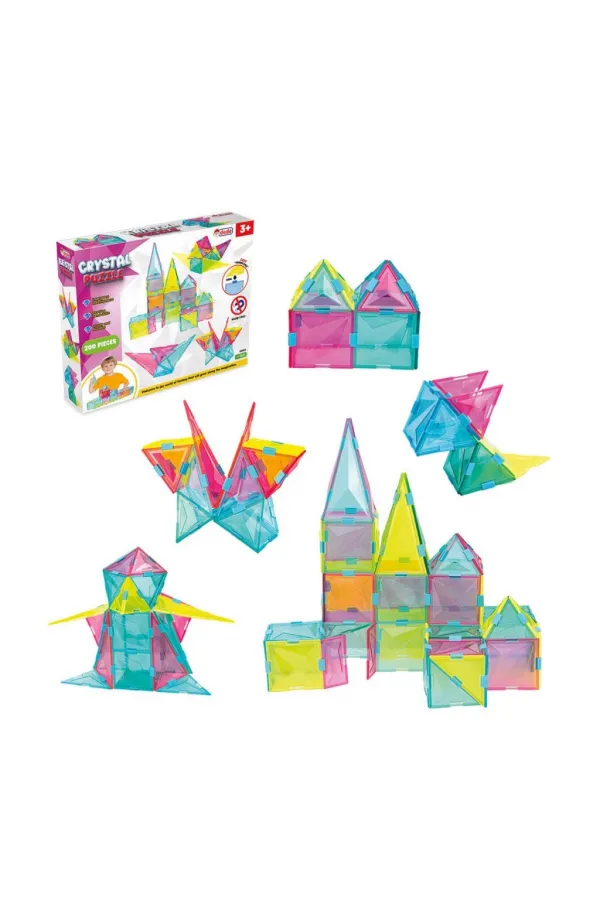 03924 Kristal Puzzle 200 Parça -Fentoys