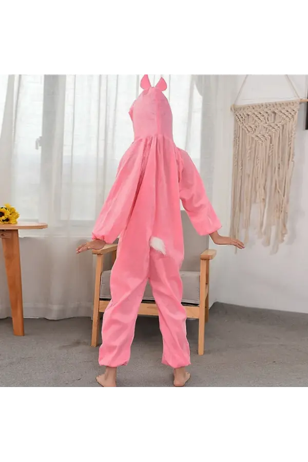 Çocuk Tavşan Kostümü Pembe Renk 4-5 Yaş 100 cm Çocuk Tavşan Kostümü Pembe Renk 4-5 Yaş 100 cm
