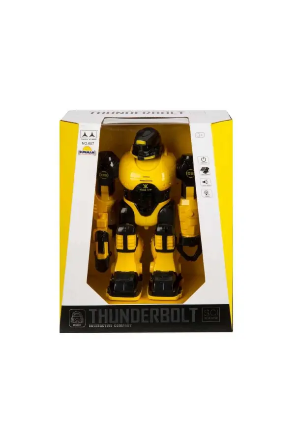 NessiWorldman Thunderbolt Sesli ve Işıklı Robot 25 cm NessiWorldman Thunderbolt Sesli ve Işıklı Robot 25 cm