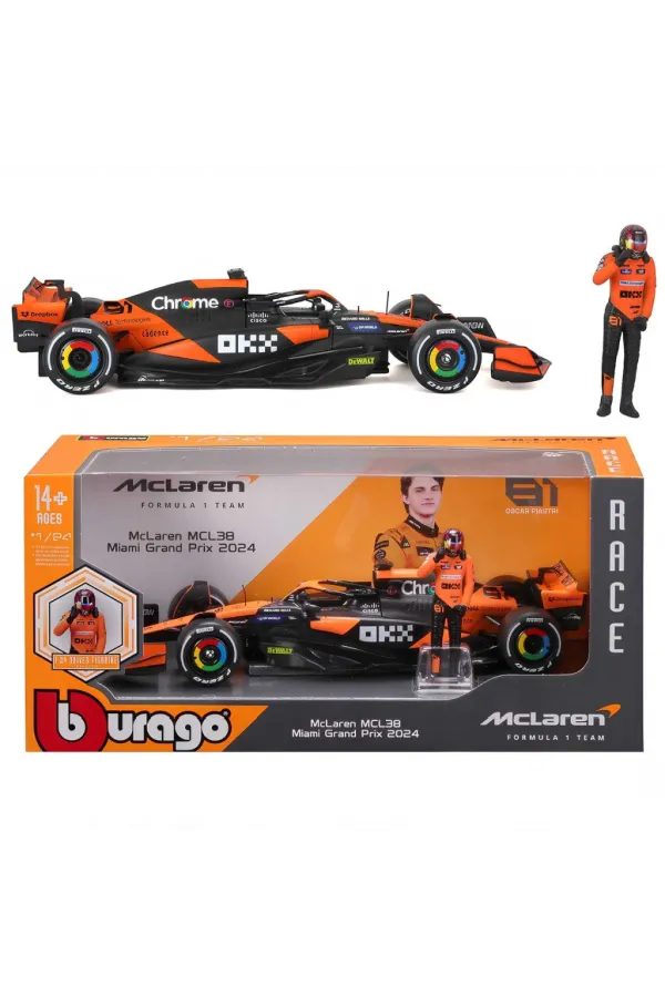 1:24 MCL38 Model Araç 1:24 MCL38 Model Araç