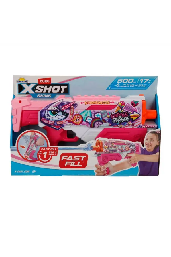 X-Shot Skins Hyperload Fast Fill SuTabancası 34cm X-Shot Skins Hyperload Fast Fill SuTabancası 34cm