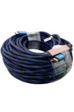 Powermaster Örgülü Çipsetli + Çift Filtreli 40 Metre Hdmı Kablo Powermaster Örgülü Çipsetli + Çift Filtreli 40 Metre Hdmı Kablo