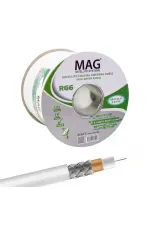 Mag Rg59 Fa Mini Dual Bitişik Kablo 100 Metre Mag Rg59 Fa Mini Dual Bitişik Kablo 100 Metre