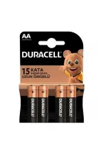 Duracell Lr6/mn1500 1.5v Alkalin 4'lü Aa Kalem Pil Duracell Lr6/mn1500 1.5v Alkalin 4'lü Aa Kalem Pil
