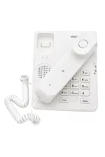 Karel Tm-140 Kablolu Ekransız Krem Masaüstü Telefon