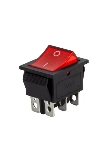 Powermaster Ic-104a Geniş Işıklı Anahtar 6p On-off Powermaster Ic-104a Geniş Işıklı Anahtar 6p On-off