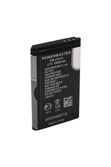 Powermaster Pm-27613 Li-ion 3.7 Volt 1500 Mah 5.55 Wh Telsiz Batarya Pili Powermaster Pm-27613 Li-ion 3.7 Volt 1500 Mah 5.55 Wh Telsiz Batarya Pili