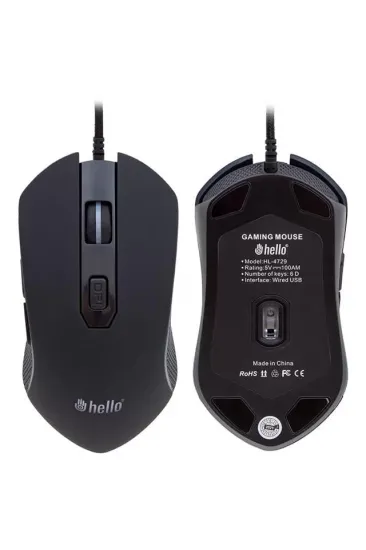 Hello Hl-4729 Kablolu Oyuncu Gaming Mouse Hello Hl-4729 Kablolu Oyuncu Gaming Mouse