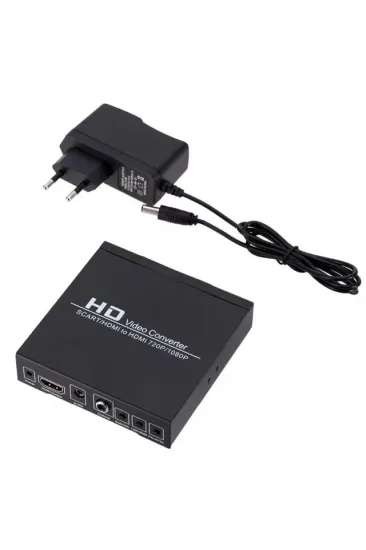 Powermaster Pm-14366 Adaptörlü Scart-hdmı To Hdmı Çevirici Powermaster Pm-14366 Adaptörlü Scart-hdmı To Hdmı Çevirici