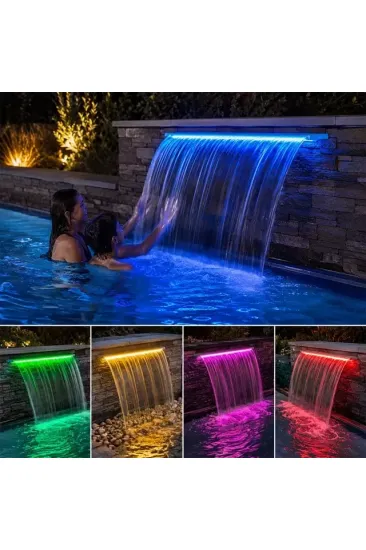 Powermaster Pm-37796 Havuz Ve Bahçe Şelale Başlığı 150cm Rgb Led'li Uzaktan Kontrollü Powermaster Pm-37796 Havuz Ve Bahçe Şelale Başlığı 150cm Rgb Led'li Uzaktan Kontrollü