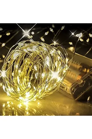Powermaster 3*aa Pilli 4 Renkli Rgb Sabit 10 Metre Kablolu Bağ Led