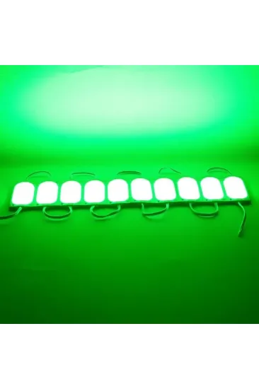 Powermaster 12 Volt 3 Watt Yeşil 85 X 35 Mm Ip65 220 – 240 Lümen 140 Derece Cob Modül Led