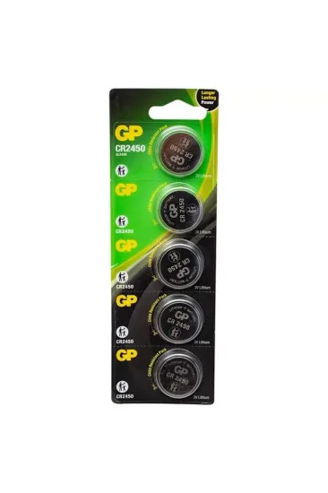Gp Cr2450 3 Volt Lityum 5'li Pil