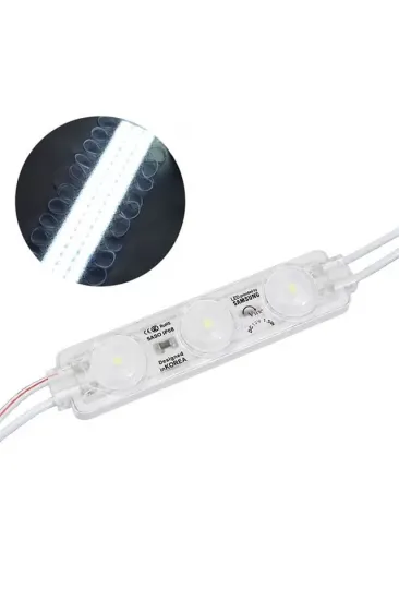 Powermaster 7516 75x15mm Dc12v 1.5w Soğuk Beyaz Modül Led