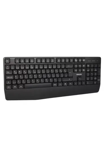 Philips Spt6348b Usb Kablosuz Ofis Tipi Siyah Numpadli Türkçe Q Klavye Mouse Seti Philips Spt6348b Usb Kablosuz Ofis Tipi Siyah Numpadli Türkçe Q Klavye Mouse Seti