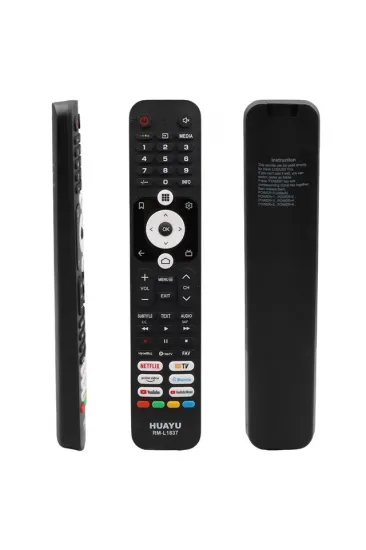 Rm-l1837 Haier Netflix Youtube Prime Video Youtube Music Tuşlu Lcd Led Tv Kumanda