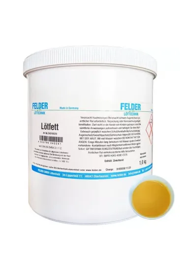 Lötfett Felder El 42/58 Smd Soft Solder Pasta Hassas Ve Yüksek Performanslı (1 Kg) Lötfett Felder El 42/58 Smd Soft Solder Pasta Hassas Ve Yüksek Performanslı (1 Kg)