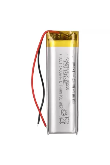 Powermaster 102260 3.7v 1400mah Lityum Polimer (li-po) Batarya Ciklet Pil Powermaster 102260 3.7v 1400mah Lityum Polimer (li-po) Batarya Ciklet Pil