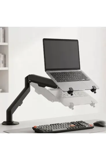 Powermaster Pm-27096 Profesyonel Amortisörlü 2'si 1 Arada Laptop Ve Monitör Standı Powermaster Pm-27096 Profesyonel Amortisörlü 2'si 1 Arada Laptop Ve Monitör Standı