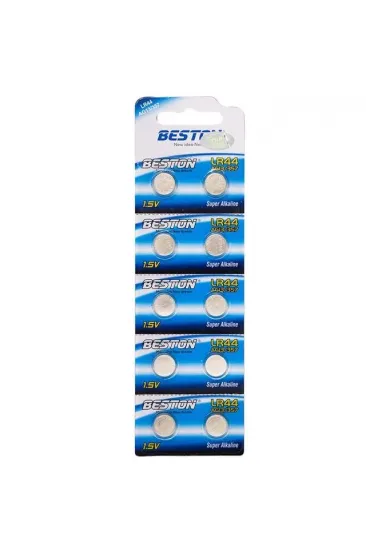 Beston Alkalin Ag13/357 Lr44 Düğme Pil (10'lu Paket) Bst-lr44 Beston Alkalin Ag13/357 Lr44 Düğme Pil (10'lu Paket) Bst-lr44