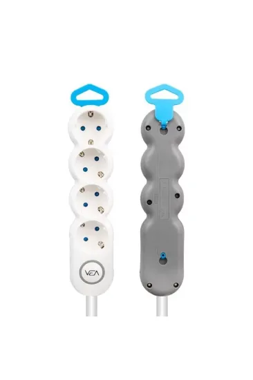 Vea Ve-2s4s 4'lü 1.5 Metre Kablolu Anahtarlı Grup Priz Vea Ve-2s4s 4'lü 1.5 Metre Kablolu Anahtarlı Grup Priz