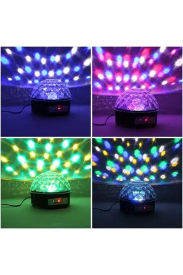 Premio Pr-2839 Usb-mp3-blueooth Destekli Kumandalı Hoparlörlü Yarım Dünya Sihirli Led Disko Topu