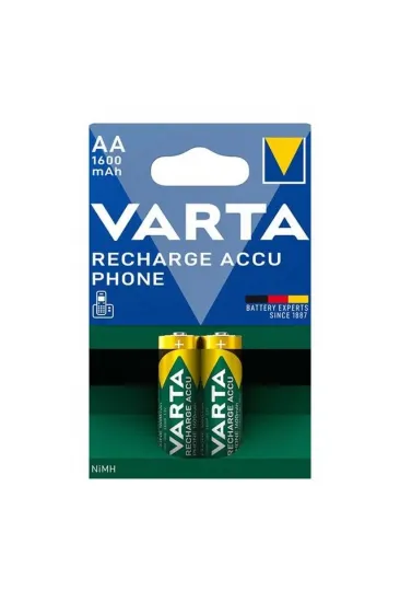 Varta T399 1.2v 1600 Mah Şarjlı Aa Kalem Pil (2'li Paket) Varta T399 1.2v 1600 Mah Şarjlı Aa Kalem Pil (2'li Paket)