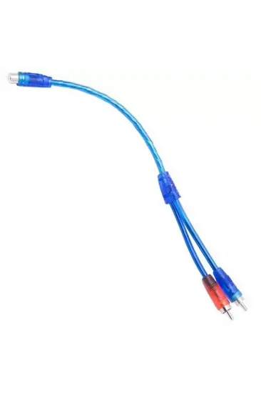 Anfi Y Rca Kablo 1 Dişi 2 Erkek 25 Cm Silikon Kablo Anfi Y Rca Kablo 1 Dişi 2 Erkek 25 Cm Silikon Kablo